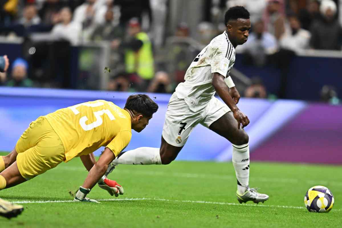 Vinicius Jr con la maglia del Real Madrid