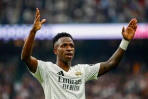 Vinicius Jr con la maglia del Real Madrid