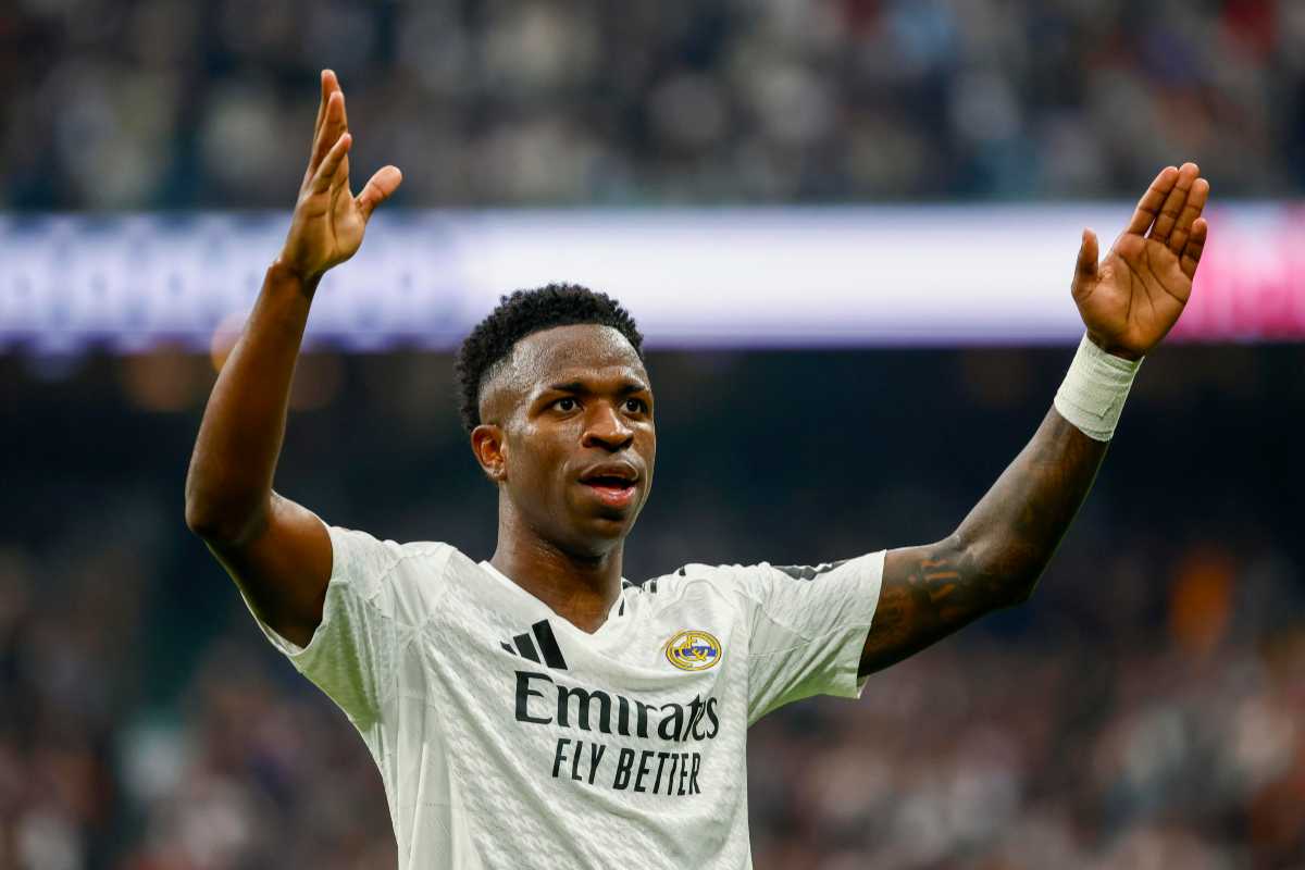 Vinicius Jr con la maglia del Real Madrid