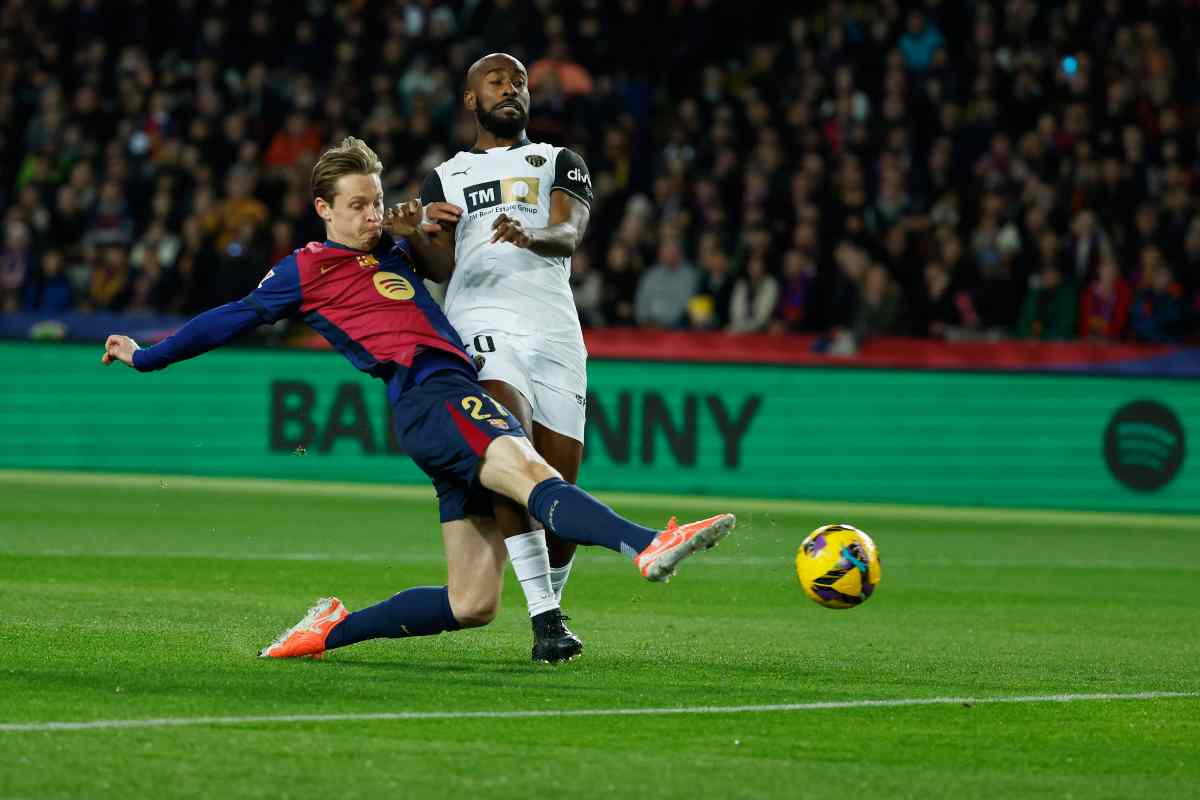 Frenkie de Jong in campo