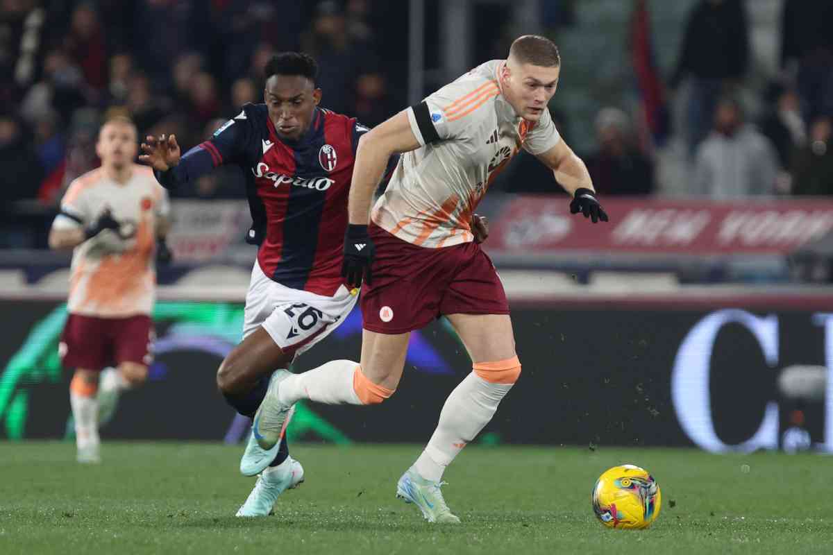 Roma salvata da Dovbyk: pari per i giallorossi a Bologna