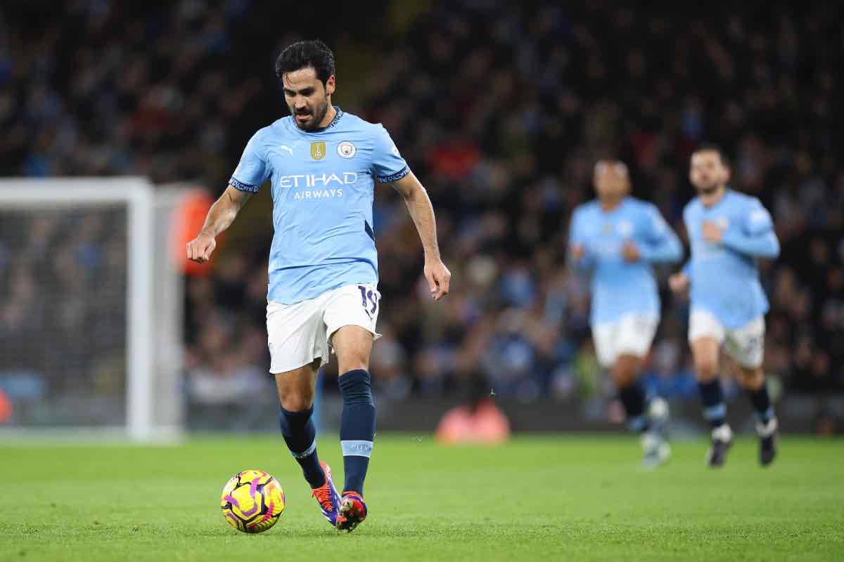 Gundogan con la maglia del Manchester City