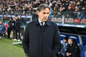 Simone Inzaghi pensieroso