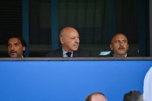 Giuseppe Marotta e Piero Ausilio osservano