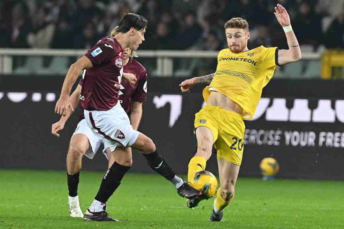 Samuele Ricci con la maglia del Torino