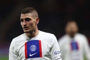 Marco Verratti con la maglia del PSG