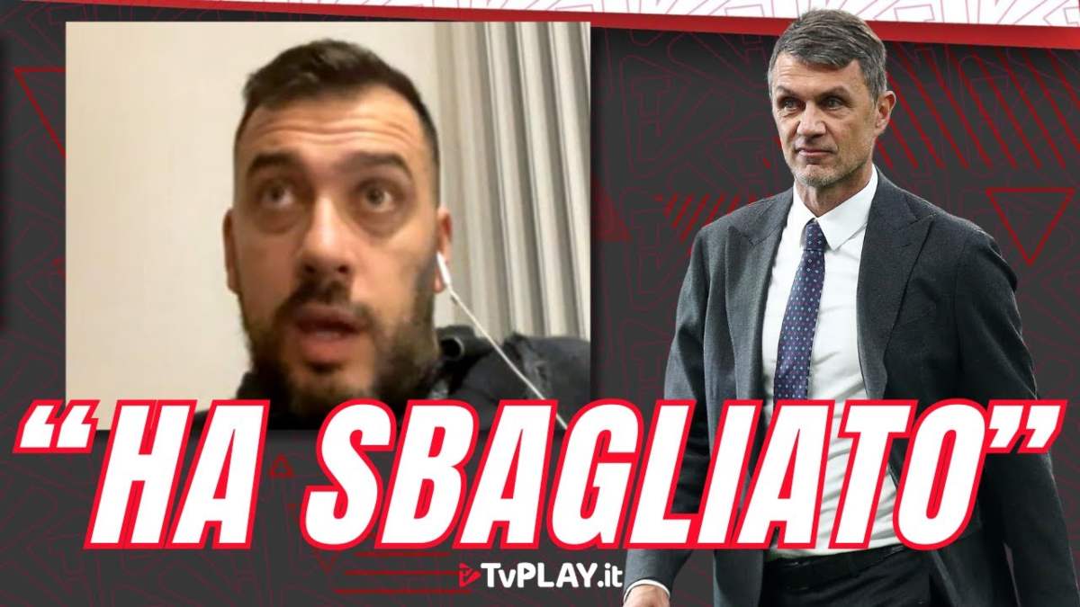 Viviano parla di Maldini in diretta