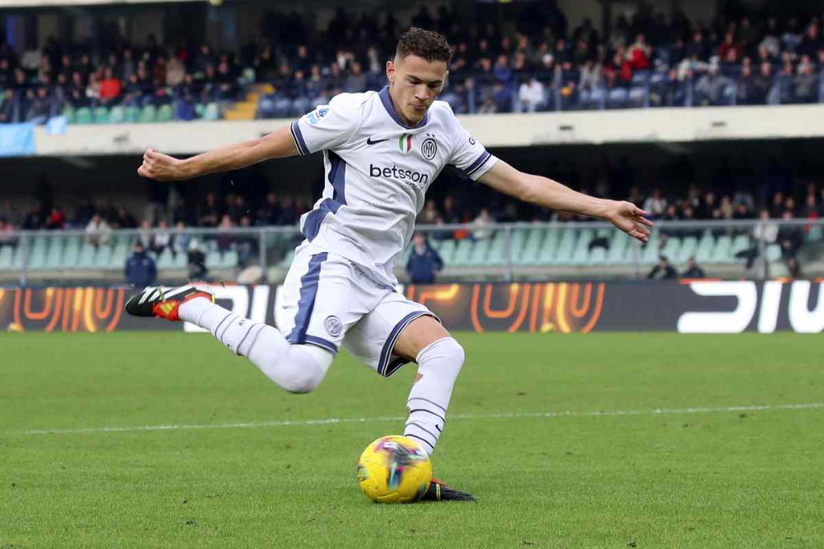 Kristjan Asllani in Verona-Inter