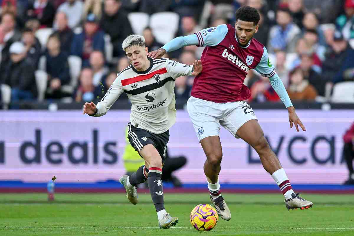 Todibo contrasta Garnacho in West Ham - Manchester United