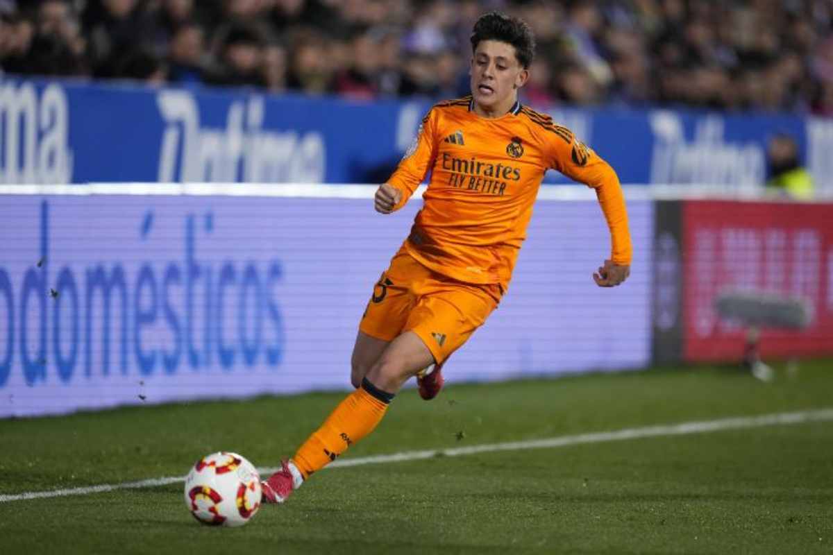 Arda Guler in campo col Real Madrid