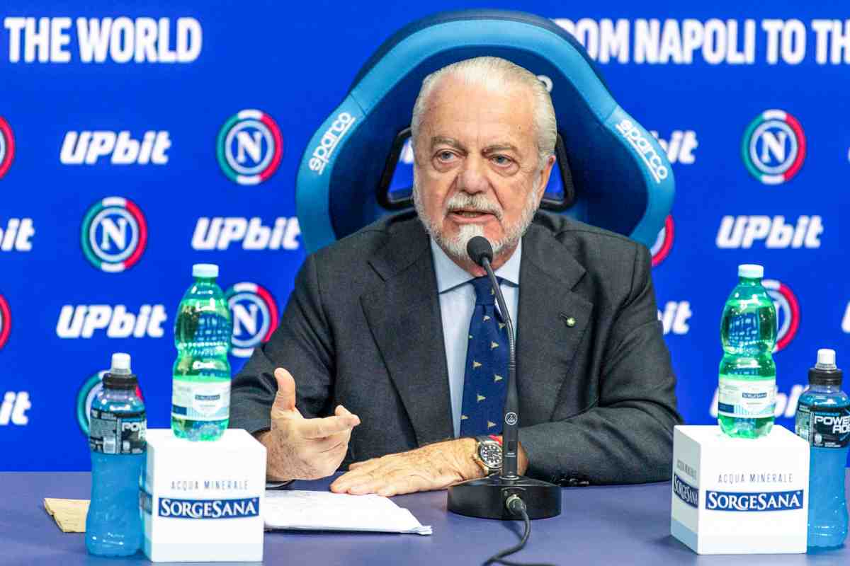 De Laurentiis in conferenza stampa