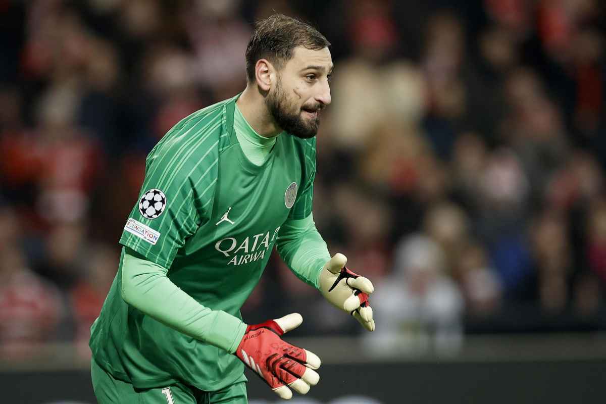 Donnarumma con la maglia del PSG