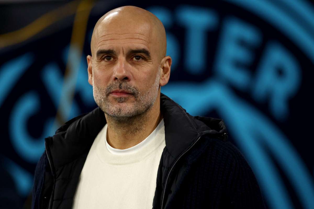 Guardiola sulla panchina del Manchester City