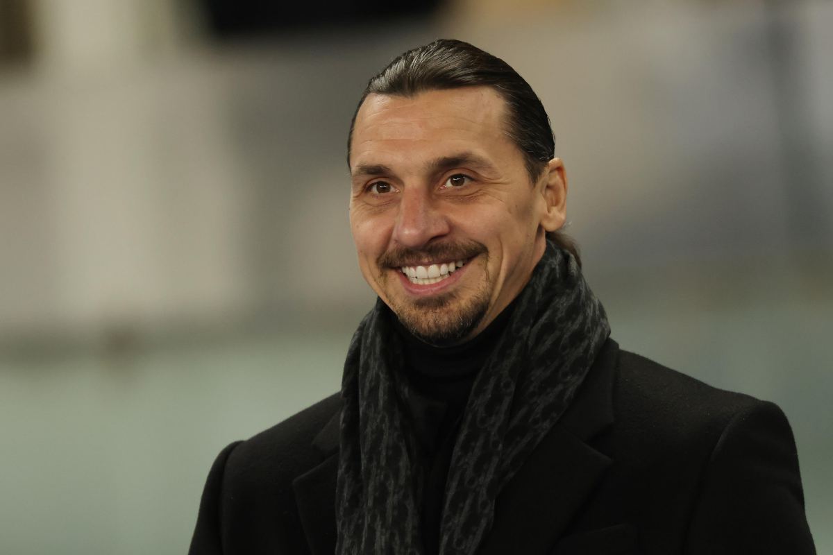 Zlatan Ibrahimovic sorride