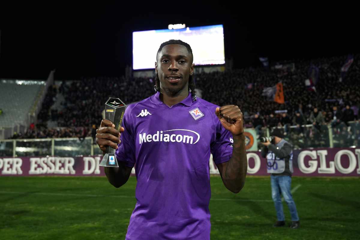 Kean con il premio in mano