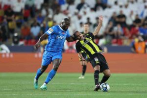 Koulibaly con la maglia dell'Al-Hilal