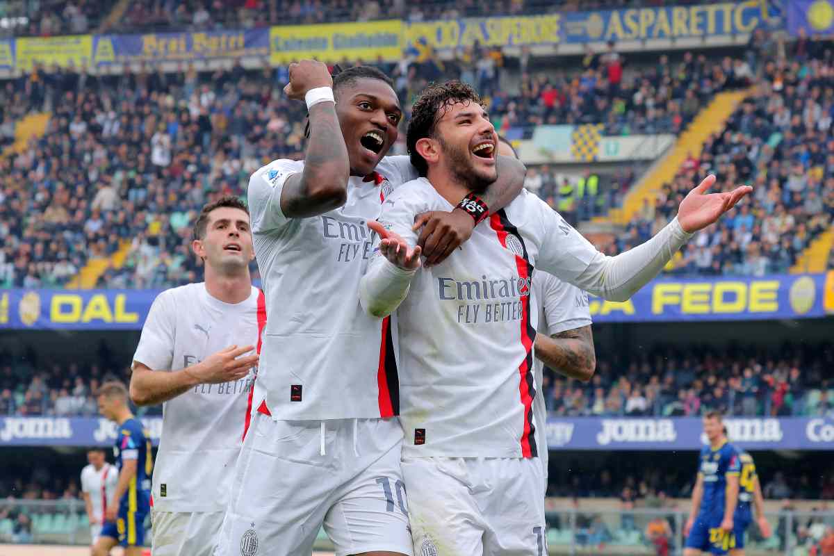 Il Milan in campo