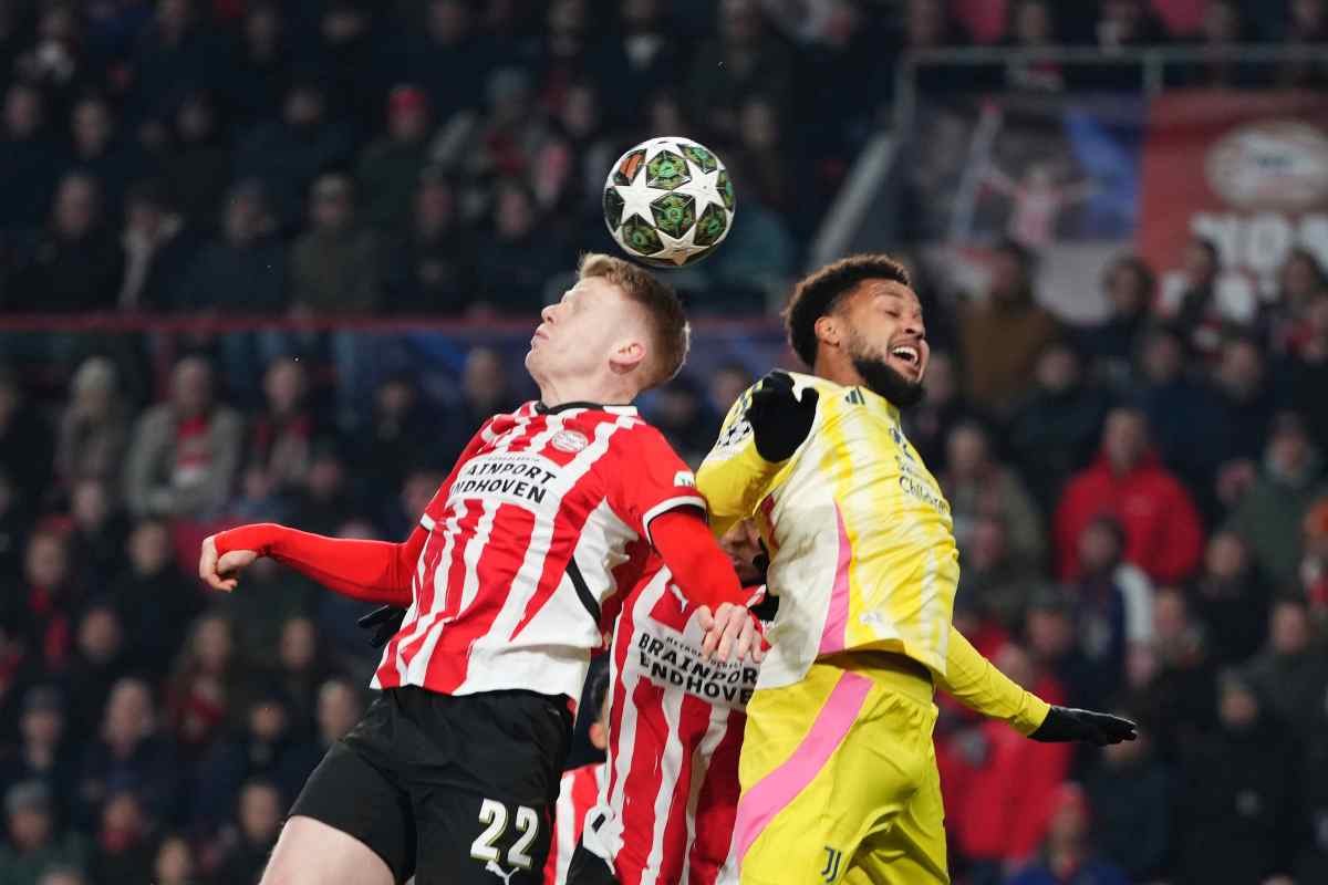 Juve PSV in azione 