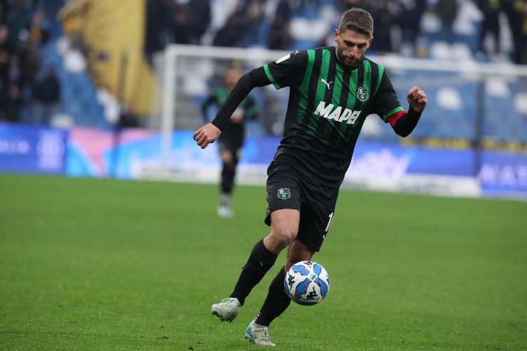 Berardi in azione con il Sassuolo