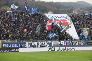 tifosi Como stadio Sinigaglia