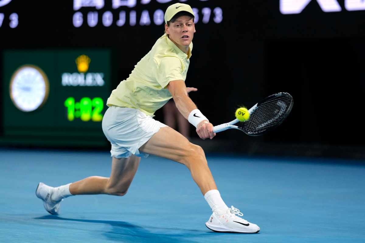 Jannik Sinner all'Australian Open