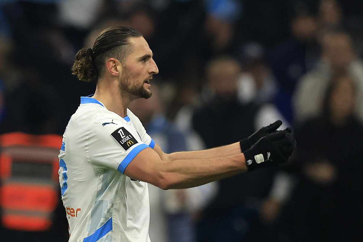 Rabiot con la maglia dell'OM