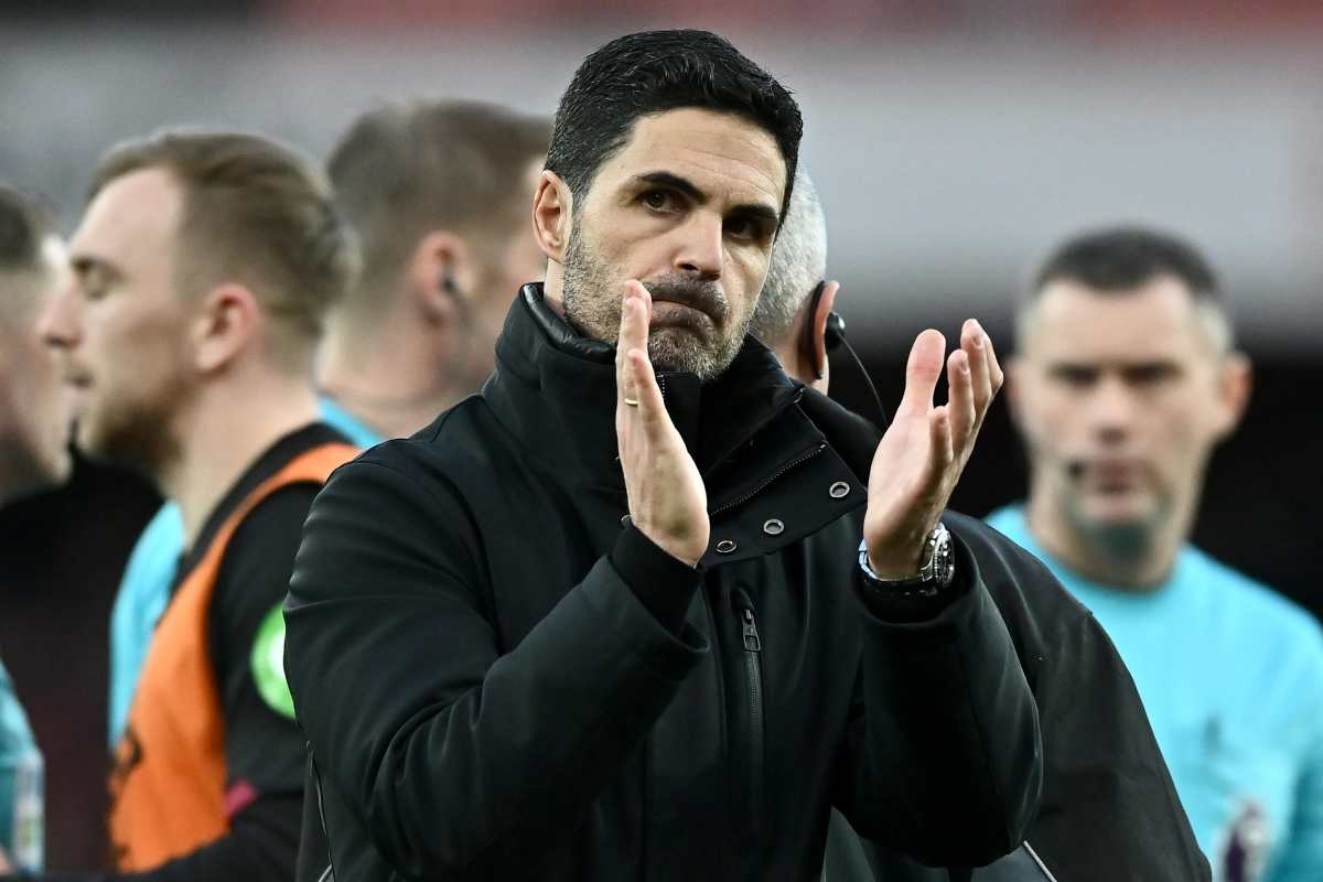 Arteta applaude 