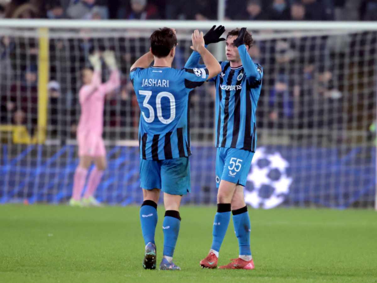 De Cuyper con la maglia del Bruges