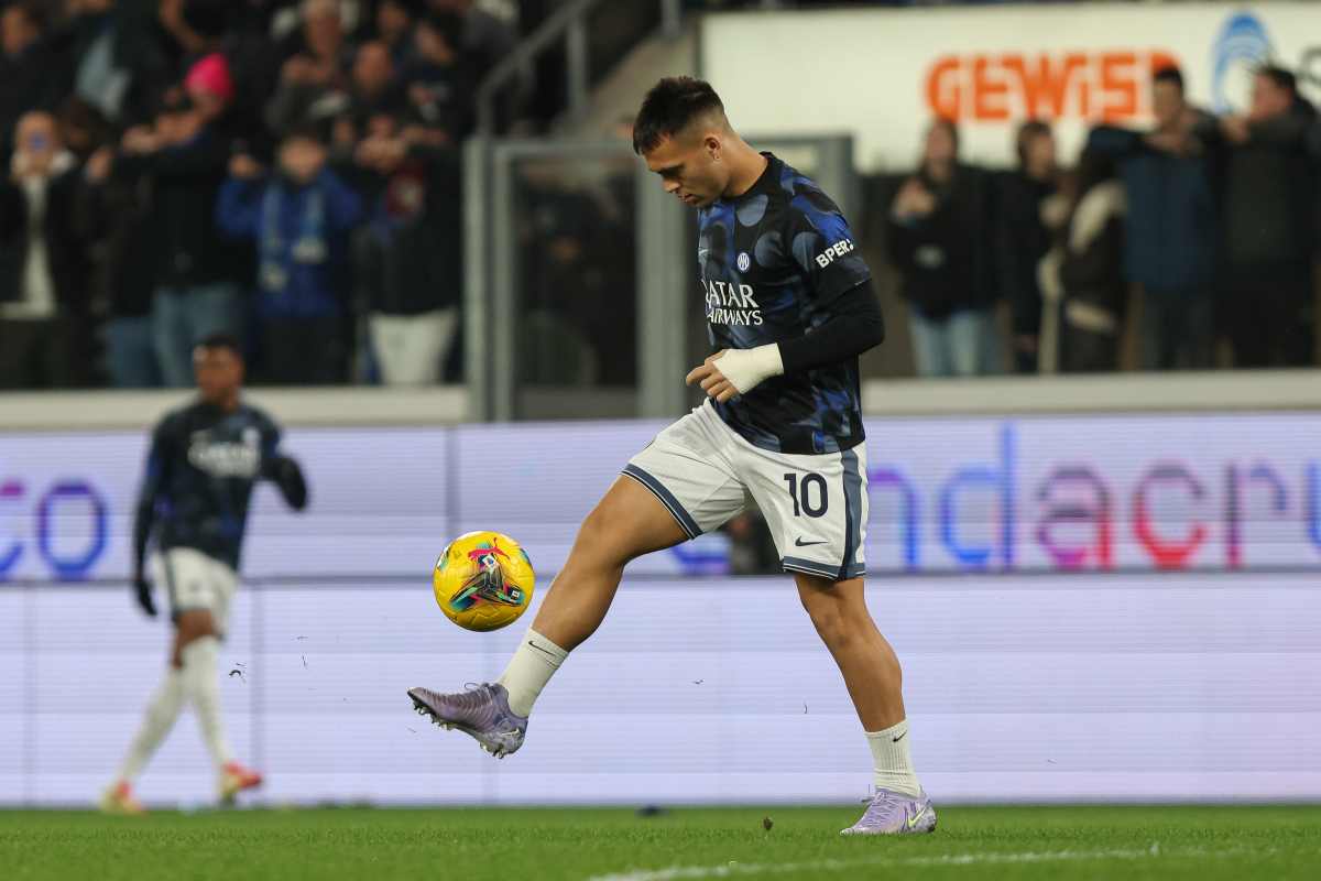 Lautaro Martinez in campo 