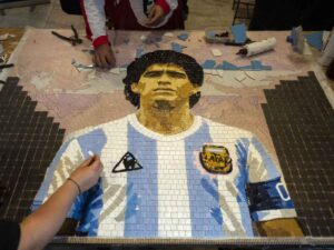 memoriale per ricordare Maradona