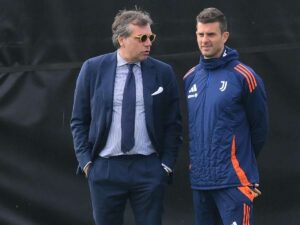 Thiago Motta e Giuntoli a colloquio