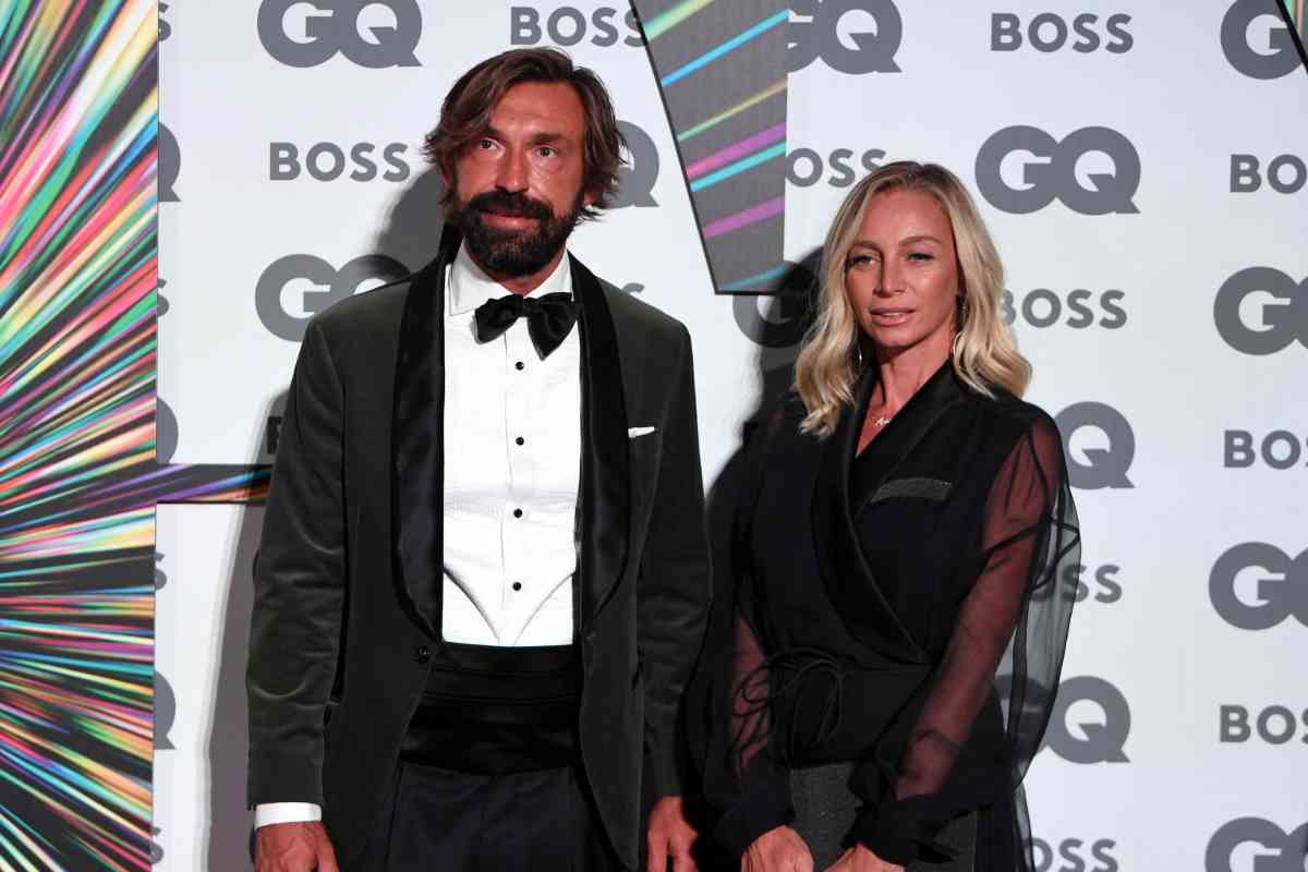 Pirlo e moglie ad un evento