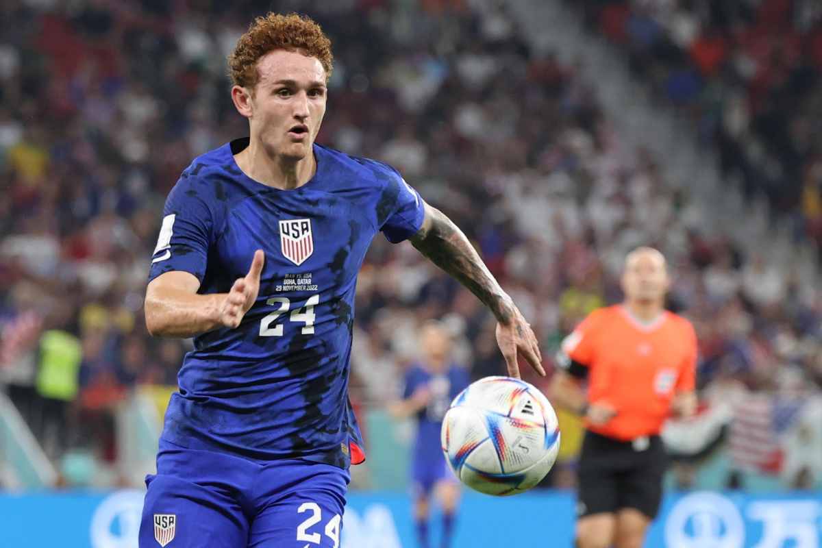 Josh Sargent esulta