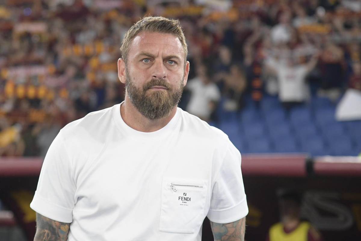 Daniele De Rossi in una partita della Roma