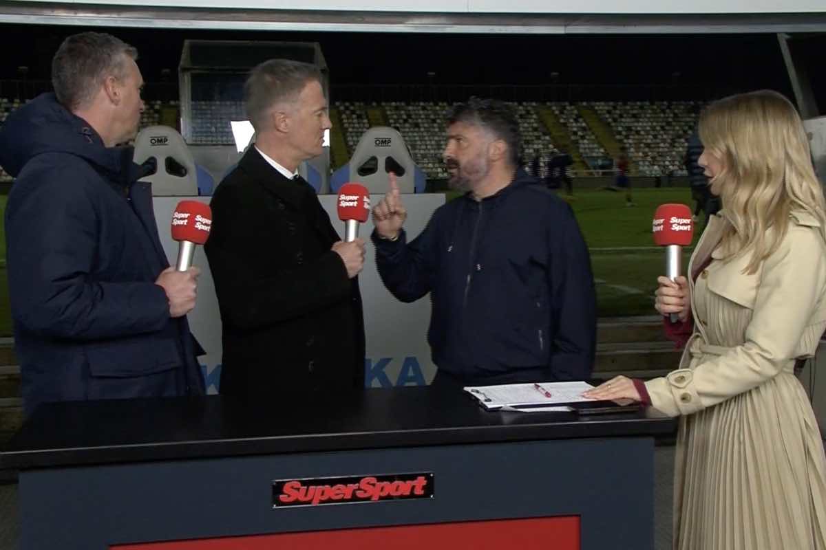 Gattuso, litigio infuocato in diretta: “Che hai vinto tu?”, “Abbassa le mani”