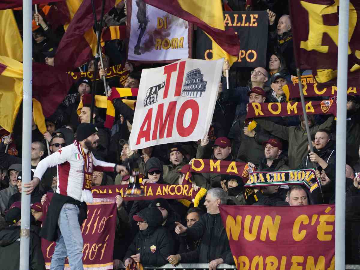 tifosi Roma allo stadio